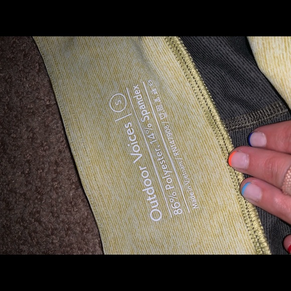 Outdoor Voices Springs Legging Olive/Willow/Hemp. - Picture 4 of 8